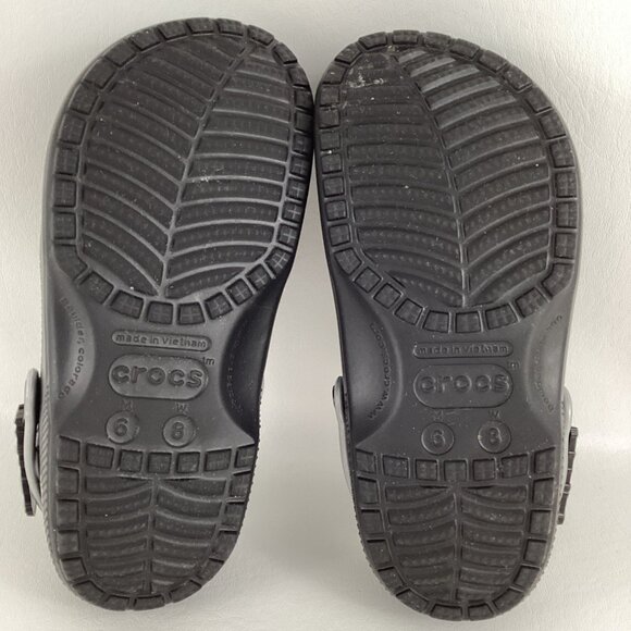 Crocs Star Wars Mandalorian Jibbitz Men Sz 6 Women 8 Unisex Slip On Sandal Shoe - Picture 10 of 10